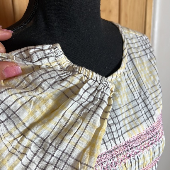 ASOS Multicolor Plaid Ruffle Top - Picture 10 of 12